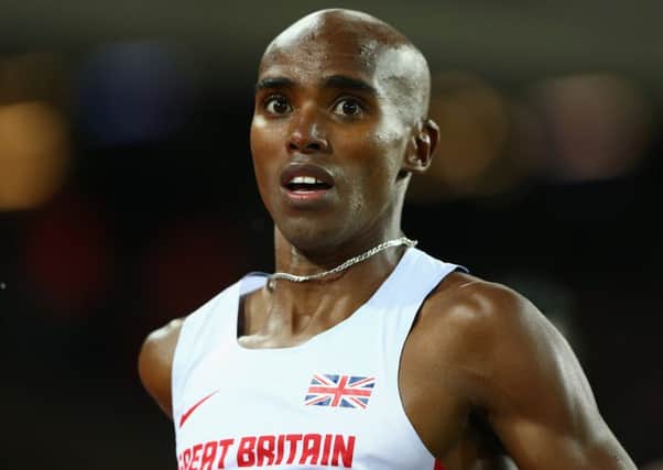 Mo Farah: Questioned. Picture: Getty