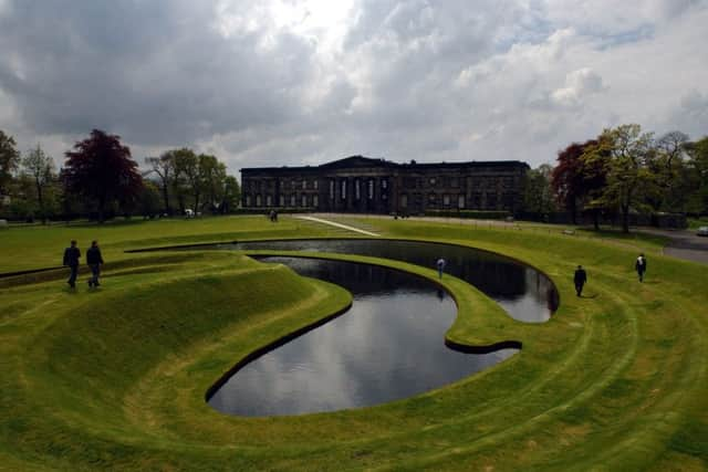 Charles Jencks Landform at the National Gallery of Modern Art. Picture: Ian Rutherford