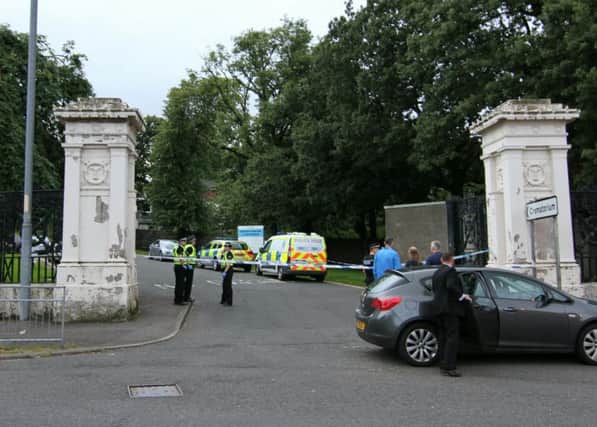 A man found injured at a cemetery in Greenock has died in hospital. Picture: Hemedia