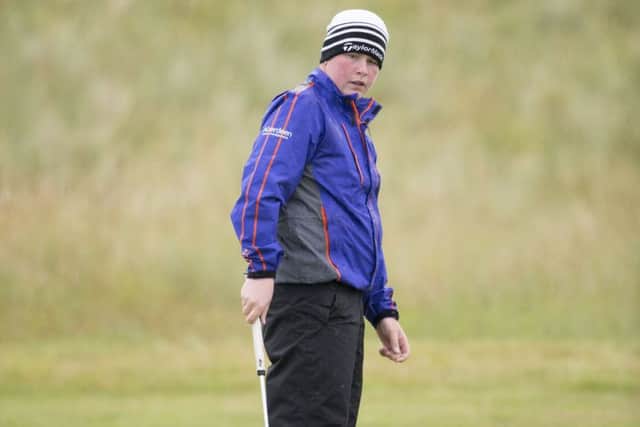 Robert MacIntyre on his way to a 3&2 victory over Greig Marchbank in the semifinals. Picture: Kenny Smith
