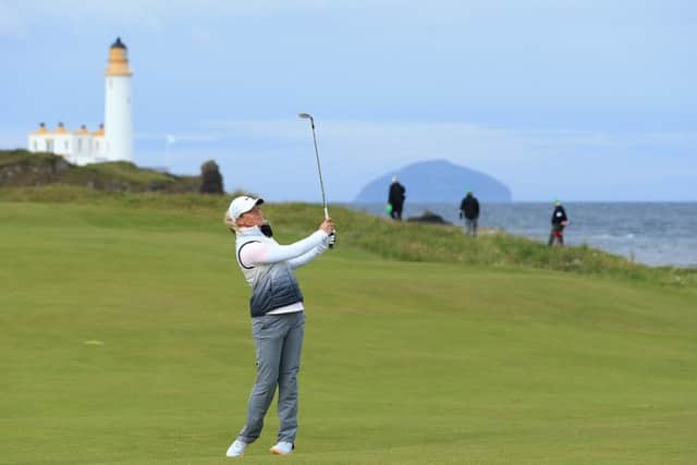Suzann Pettersen carded four birdies in her impressive round of 69. Picture: Jan Kruger/Getty