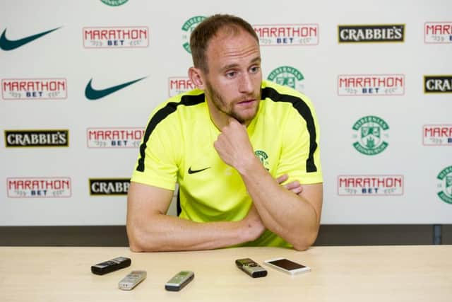 David Gray talks at a press conference ahead of his side's game against Montrose. Picture: SNS