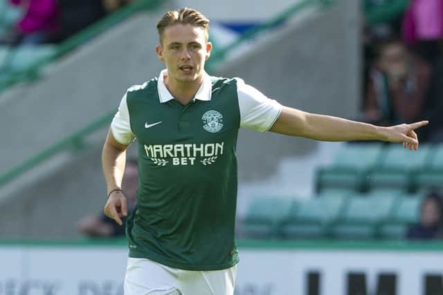 Hibernian's Scott Allan. Picture: Ian Rutherford