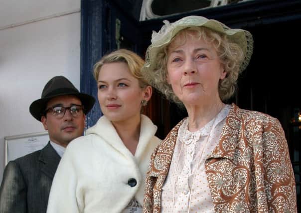 Actress Geraldine McEwan (right) as Agatha Christie's famous spinster sleuth Miss Marple. Picture: Contributed