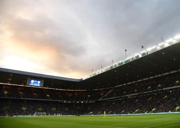 Celtic Park on the first leg of the Celtic v Qarabag Champions League qualifier in Glasgow. Picture: SNS Group