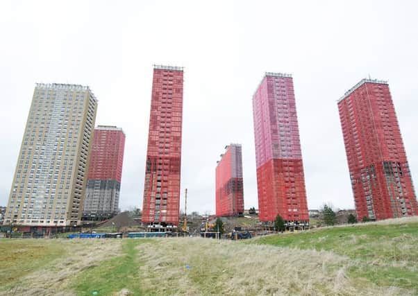 The last of the Red Road flats will be demolished by the end of this year. Picture: John Devlin