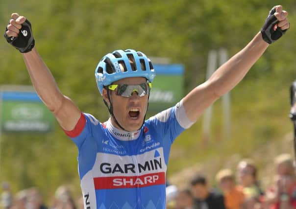 Tom Danielson during the Tour of Utah before the announcement of his failed drug test. Picture: Getty