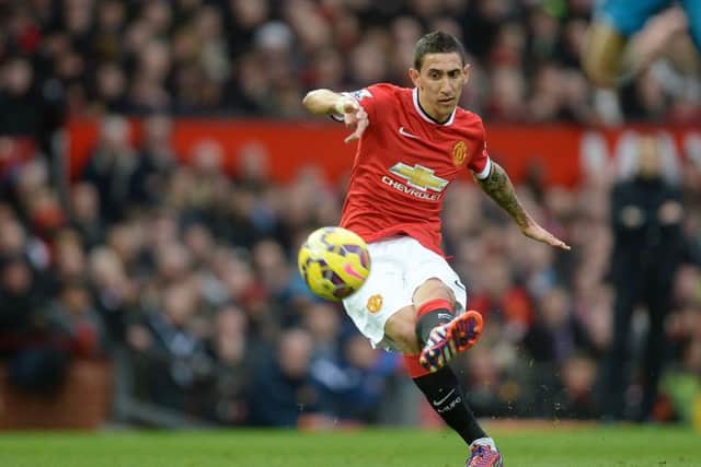 Angel di Marias form dipped drastically at Manchester United after an encouraging start. Picture: Getty