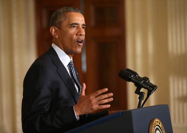 President Barack Obama speaks about his Clean Power Plan at the White House in Washington. Picture: AP