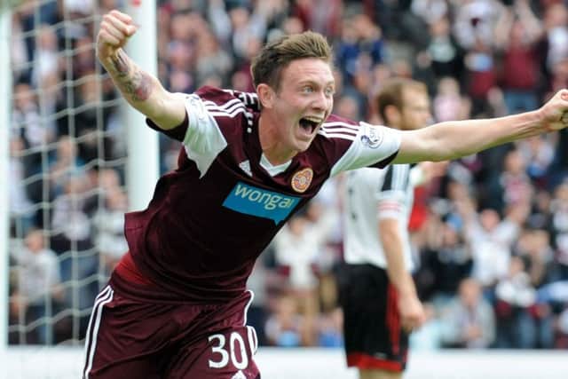 Ipswich Town have reportedly bid 250,000 pounds for Hearts defender Jordan McGhee. Picture: Jane Barlow