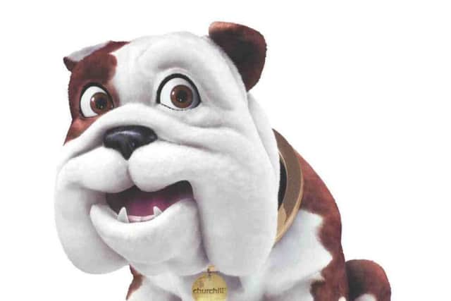 Direct Line's pre-tax results beat forecasts, jumping 49 per cent to £315 million after the firm's Churchill adverts hit the mark. Picture: Contributed