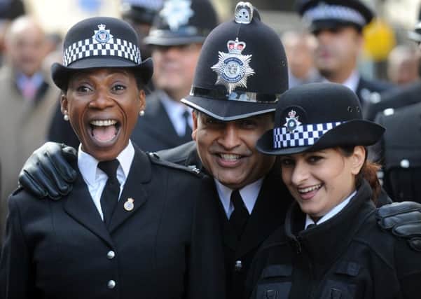 Figures showed there were 175 black, Asian or minority officers in the Police Scotland force of more than 17,000.  Picture: Jane Barlow