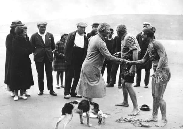 On this day in 1926, Gertrude Ederle (right) became the first woman to swim the Channel  nearly two hours faster than her male predecessors. Picture: Getty Images