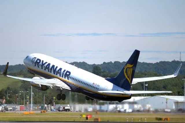 Ryanair planes carried 10.1m passengers last month, running 95 per cent full. Picture: Neil Hanna