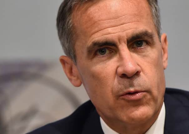 Bank of England Governor Mark Carney will publish the Banks latest economic projections in its quarterly inflation report on Thursday. Pictrure: AFP/Getty