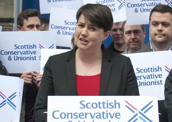 Scottish Conservative leader Ruth Davidson will contest a seat in Edinburgh instead of her current seat in Glasgow at the next Holyrood elections. Picture: Jane Barlow