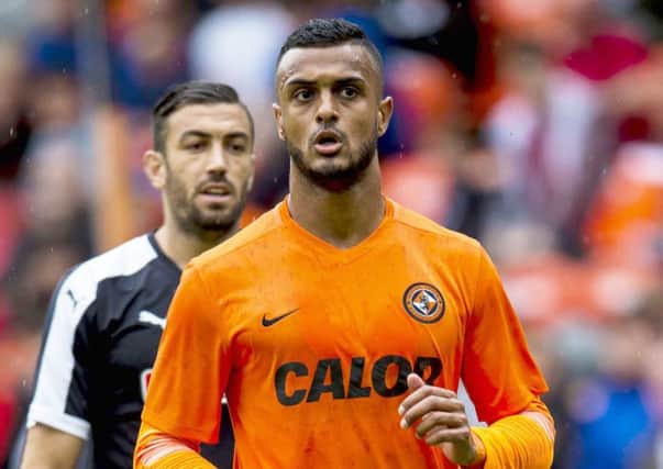 The striker had his first season at Tannadice ruined by injury. Picture: SNS