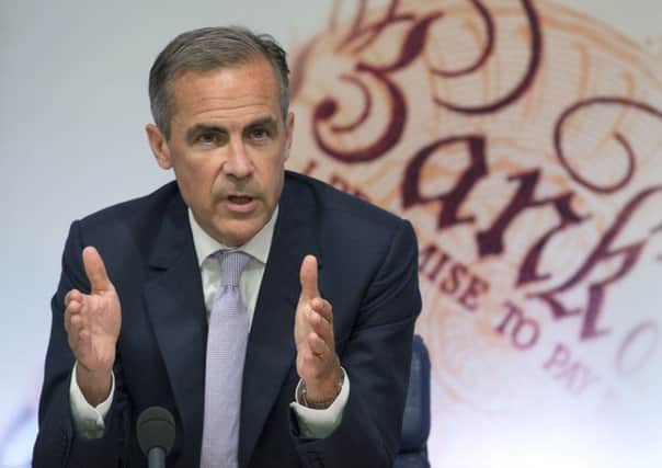 Mark Carney has raised the prospect of inflation falling below zero again. Picture: PA