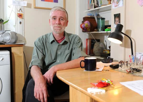 Jay Paisley, from Gorgie, Edinburgh, is recovering from Legionnaires Disease. Picture: Jane Barlow