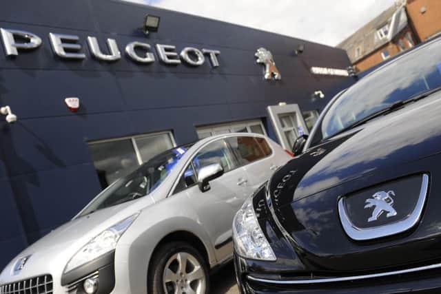 The industry has a 5.8 per cent year-on-year fall in new car registrations north of the Border. Picture: Gary Hutchinson