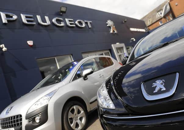 The industry has a 5.8 per cent year-on-year fall in new car registrations north of the Border. Picture: Gary Hutchinson