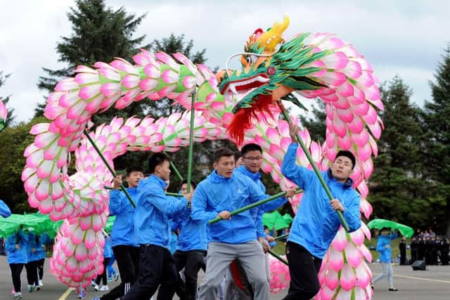 Changxing Lotus Dragon Dance Folklore Group. Picture: Lisa Ferguson