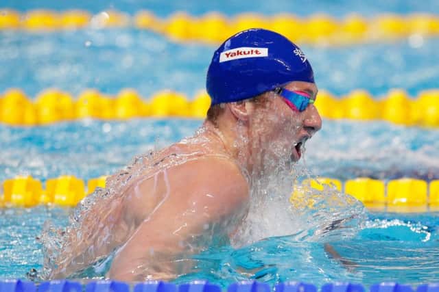 Dan Wallace in action in the mens 200m individual medley final in Kazan. Picture: Adam Pretty/Getty Images
