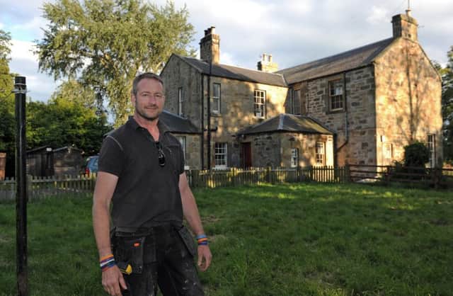 Graham Macdonald-Brown, a property guardian at Redheugh Farm in Gorebridge. Picture: Neil Hanna