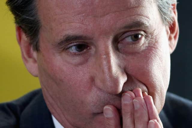 Sebastian Coe described recent doping allegations as a declaration of war on athletics. Picture: Getty