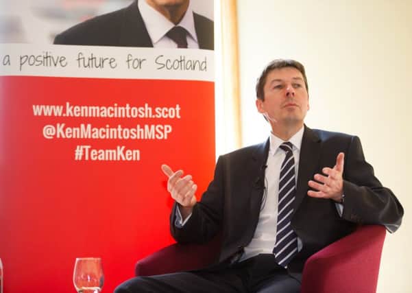 Scottish Labour leadership contender Ken Macintosh. Picture: John Devlin
