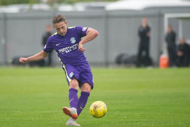 Hibernian midfielder Scott Allan. Picture: John Devlin