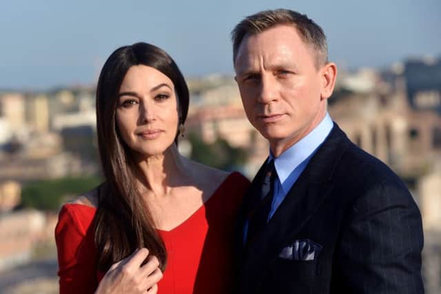 Daniel Craig is set to return as James Bond in Spectre, co-starring Monica Bellucci, providing a lift for Cineworld. Picture: Getty