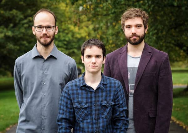 Alan Benzie Trio, from left to right: Marton Juhasz, Alan Benzie and Andrew Robb