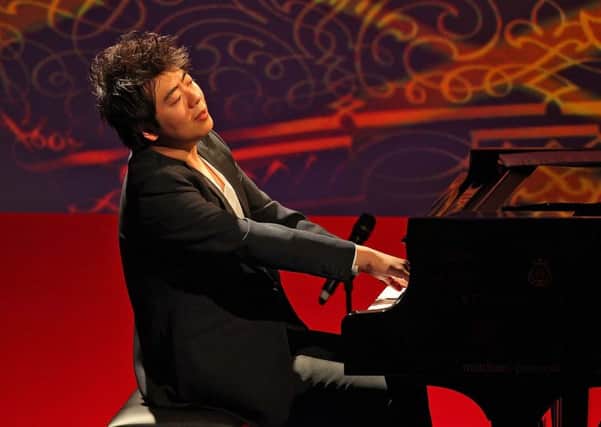 Lang Lang performs during the German Media Award on March 21, 2014 in Baden-Baden, Germany. Picture: Getty Images