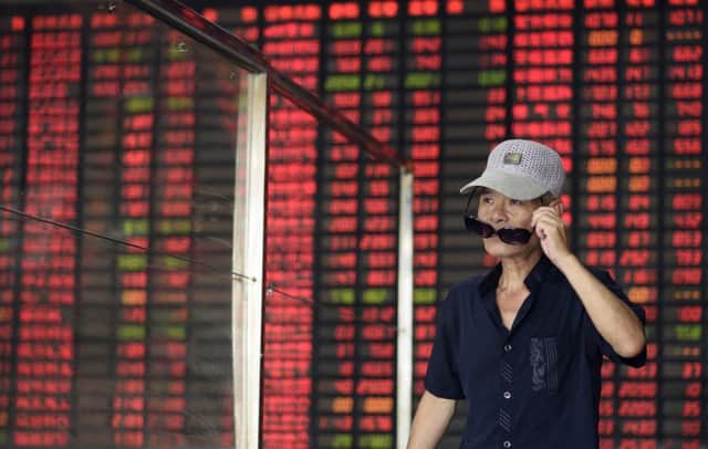 The effect of a Chinese stockmarket slump is limited as it is dominated by local investors. Picture: AFP/Getty