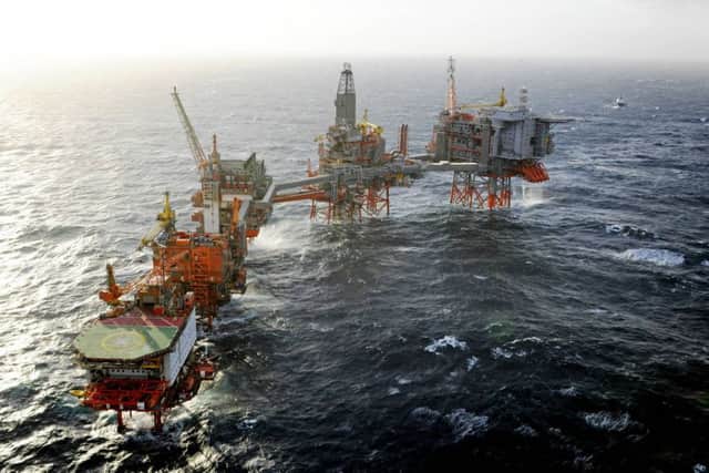 Lower oil prices have helped Scotland's economy but North Sea employers are struggling