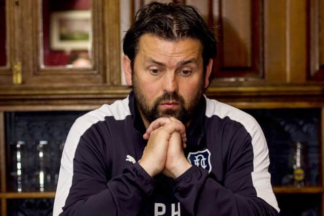 Dundee boss and former Celtic player Paul Hartley found Collins' remarks to be 'disrespectful'. Picture: SNS