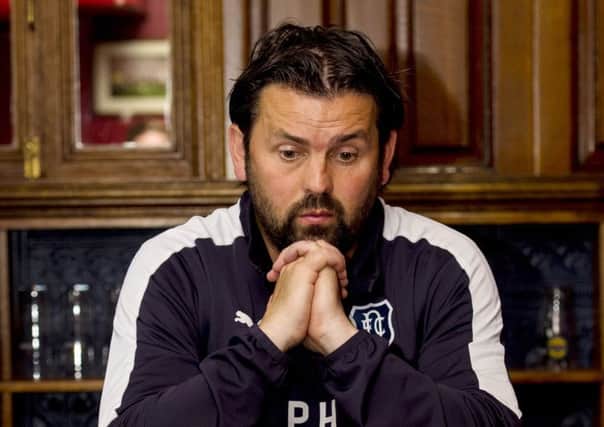 Dundee boss and former Celtic player Paul Hartley found Collins' remarks to be 'disrespectful'. Picture: SNS