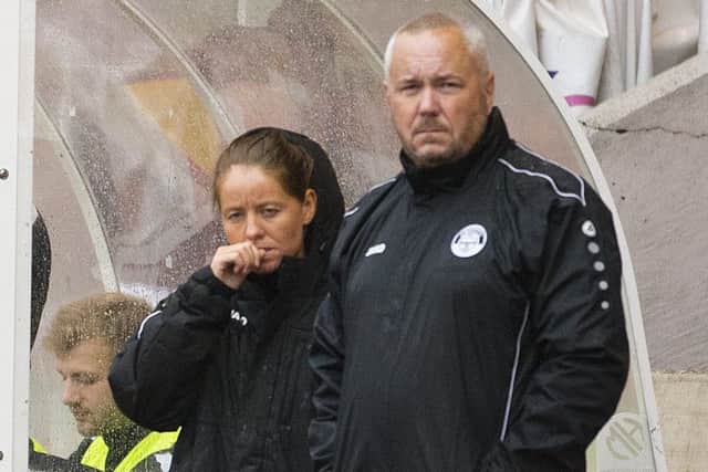Anna Murray says she will be back in the dug-out when the Shire face Elgin on Saturday. Picture: SNS