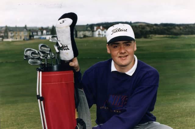 Steven Young is a former Scottish Boys champion. Picture: TSPL