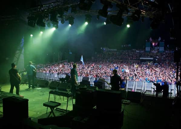 The Proclaimers on the main stage at Belladrum Festival. 

Picture: Paul Campbell.