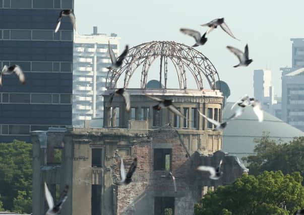 This week commemorations in Hiroshima and Nagasaki, pictured, have marked the 70th anniversary of the atomic bombing. Picture: Getty