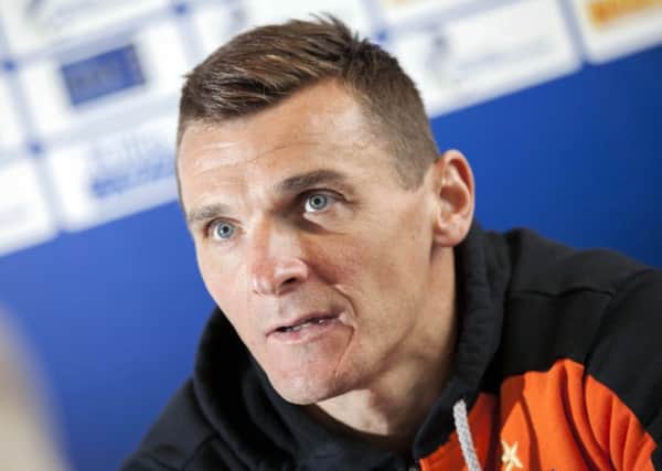 Kilmarnock player/coach Lee McCulloch talks to the press ahead of his side's forthcoming Ladbrokes Premiership fixture against Celtic. Picture: SNS