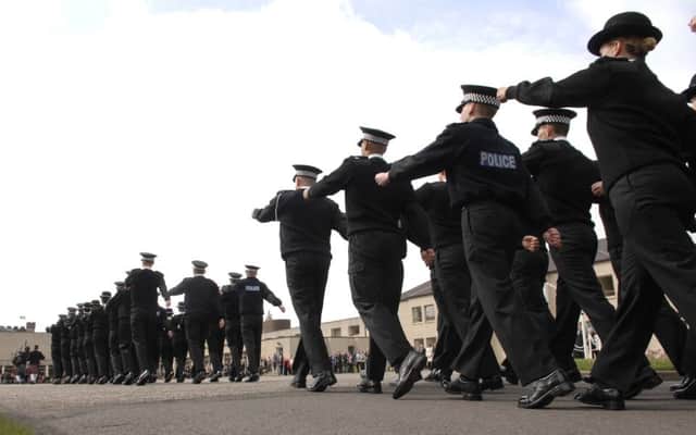 Figures show around one per cent of officers in Police Scotland come from a black, Asian or minority ethnic background. Picture: Ian Rutherford