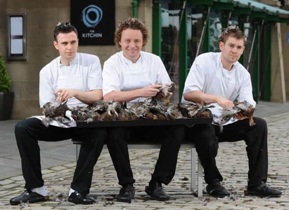 Tom Kitchin, centre, is on of the chefs on board with the campaign. Picture: Ian Rutherford