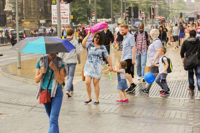 Heavy rain is expected on the east coast of Scotland. Picture: Malcolm McCurrach