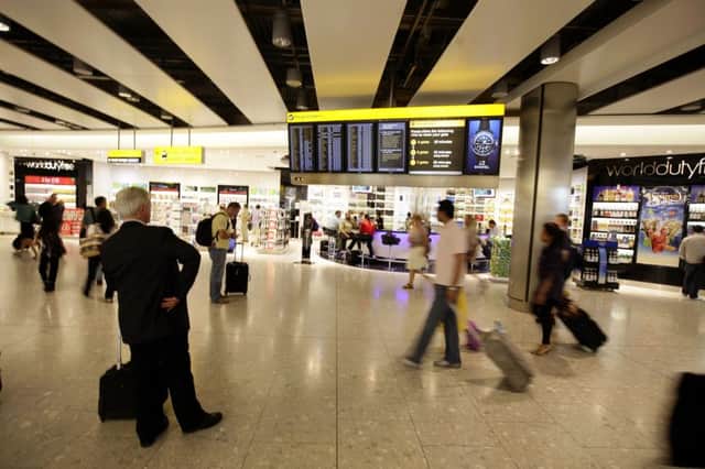 Retailers have been urged by the Treasury to cut their prices at airports to reflect VAT discounts they receive for travellers leaving Europe. Picture: PA