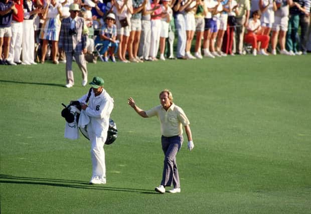 On this day in 1986 Jack Nicklaus won the US Masters golf championship for a record sixth time. Picture: Getty