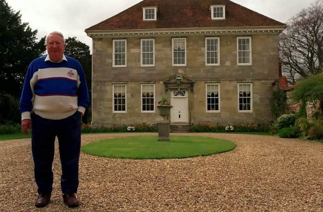 Brothel madam says that Sir Edward Heath, pictured at his Salisbury home, booked gay escorts. Picture: SWNS