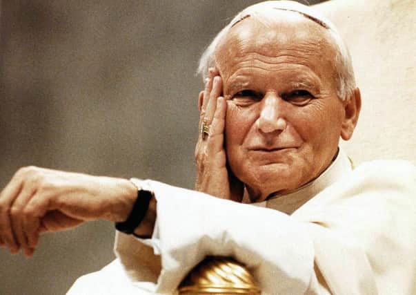 Four vials of Pope John Paul II's blood were drawn in case they were needed for transfusions. Picture: AP